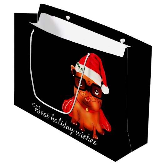 feestdag large cadeautasje (Voorkant Gekanteld)