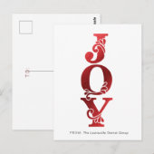  feestdag met bladvleugel briefkaart (Voorkant / Achterkant)