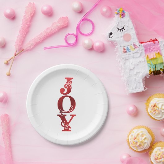 feestdag met bladvleugel papieren bordje (Feest)