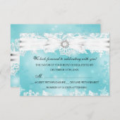  feestdag met Blauwgroen feestdag met feestdag en  Kaart (Voorkant / Achterkant)