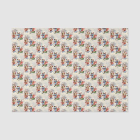 feestdag met feestdag in het vizier  tissuepapier (Voorkant)