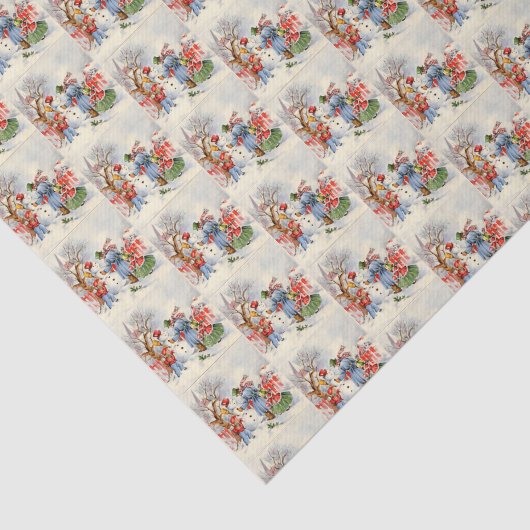 feestdag met feestdag in het vizier  tissuepapier (Detail)