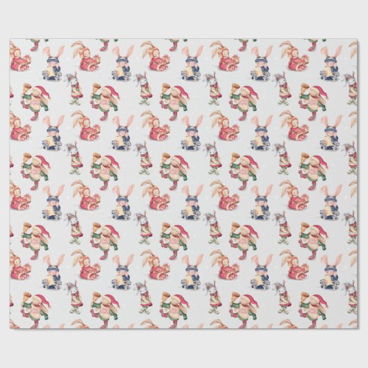 feestdag met feestdagen cadeaupapier (Vlak)