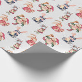 feestdag met feestdagen cadeaupapier (Hoek)