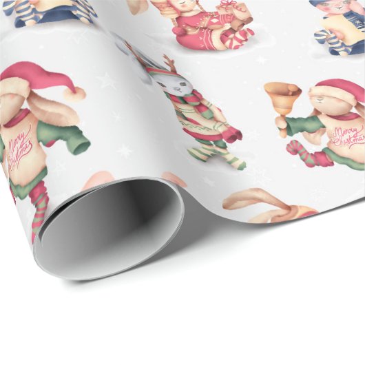 feestdag met feestdagen cadeaupapier (Rol Hoek)