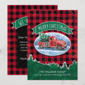 feestdag met feestelijke feestdag aankondiging (Voorkant / Achterkant)