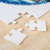 feestdag met kerst-feestdag legpuzzel (Zijkant)