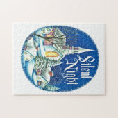 feestdag met kerst-feestdag legpuzzel (Horizontaal)