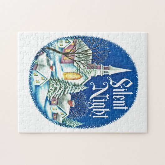 feestdag met kerst-feestdag legpuzzel (Horizontaal)