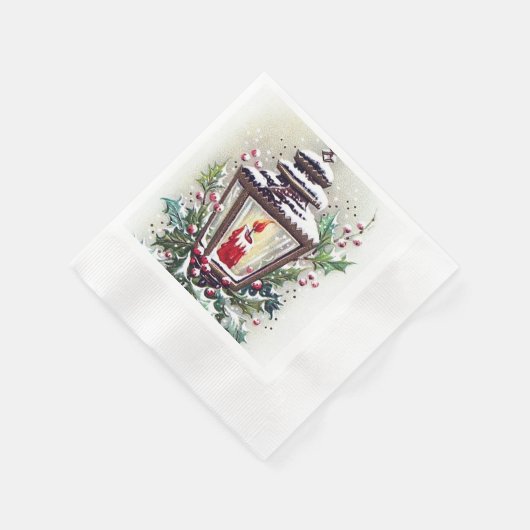 feestdag met kerst-feestdag servet (Hoek)