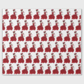 feestdag met kerst - kerst cadeaupapier (Vlak)