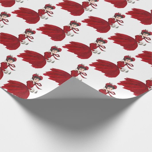 feestdag met kerst - kerst cadeaupapier (Hoek)