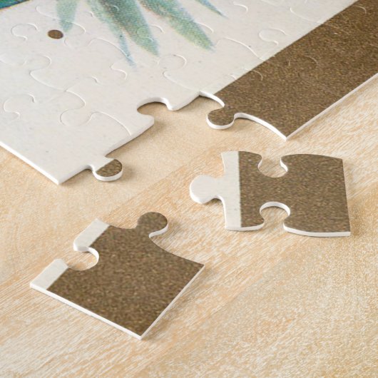 feestdag met kerstaven legpuzzel (Zijkant)