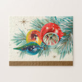 feestdag met kerstaven legpuzzel (Horizontaal)