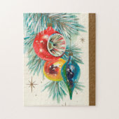 feestdag met kerstaven legpuzzel (Verticaal)