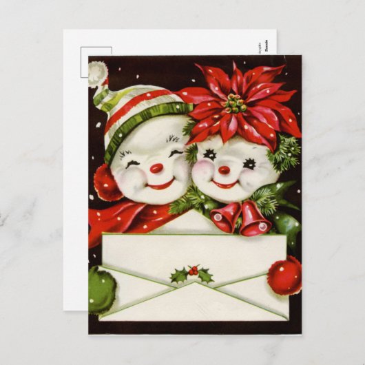 feestdag met kerstavond feestdagenkaart (Voorkant / Achterkant)