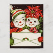 feestdag met kerstavond feestdagenkaart (Voorkant)