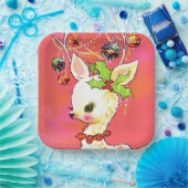 feestdag met kerstavond papieren bordje (Feest)