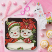 feestdag met kerstavond papieren bordje (Feest)