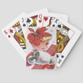 feestdag met kerstavond pokerkaarten (Achterkant)