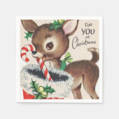 feestdag met kerstavond servet (Voorkant)