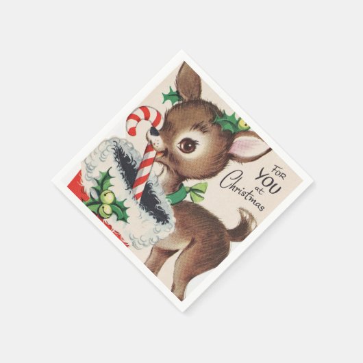 feestdag met kerstavond servet (Hoek)