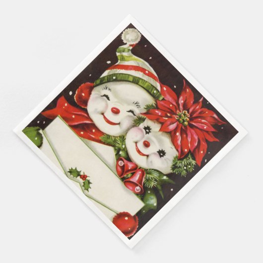 feestdag met kerstavond servet (Hoek)