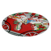 feestdag met kerstavond snijplank (Hoek)