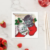 feestdag met kerstcadeaufeest servet (Insitu)