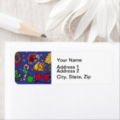  feestdag met kerstretro etiket (Insitu)