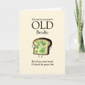  feestdag met OUDE grappigheid Kaart (Voorkant)