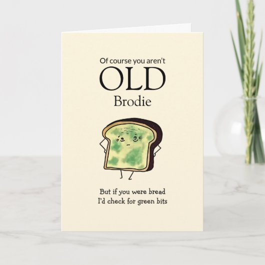 feestdag met OUDE grappigheid Kaart (Voorkant)