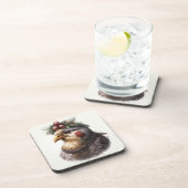 feestdag / Onderzetters met kerstkip (Rechterzijde)