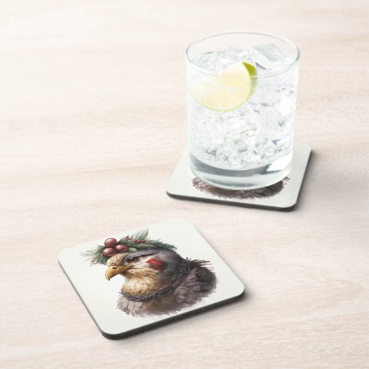 feestdag / Onderzetters met kerstkip (Rechterzijde)