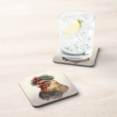 feestdag / Onderzetters met kerstkip (Rechterzijde)