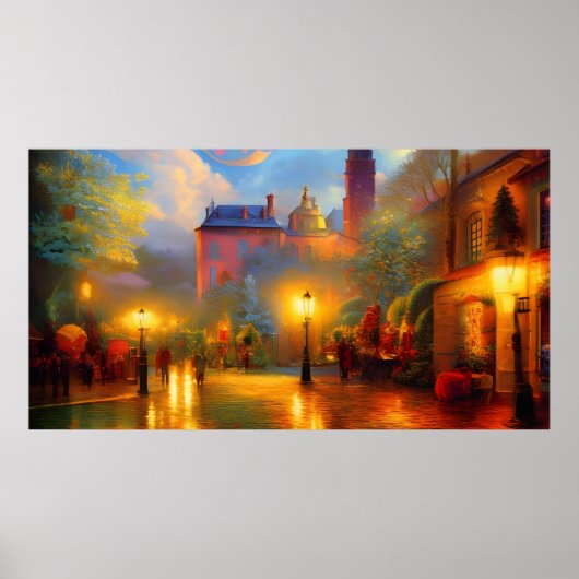  feestdag oud kleurig thema poster (Voorkant)