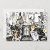  feestdag ouderwetse halloween kaart (Voorkant)