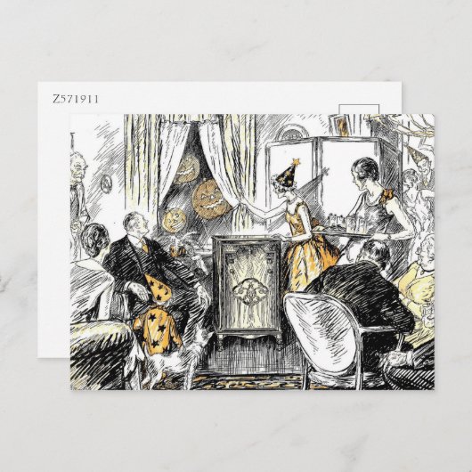  feestdag ouderwetse halloween uitnodiging briefkaart