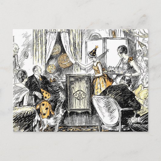  feestdag ouderwetse halloween uitnodiging briefkaart