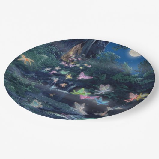 feestdag papieren bordje (Gekanteld)