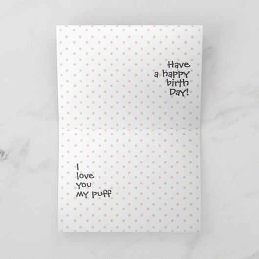 feestdag Pet Perzische kat Birthday Kaart (Binnen)