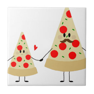 feestdag pizza tegeltje