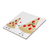 feestdag pizza tegeltje (Zijkant)
