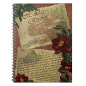 feestdag — Recipe notebook Notitieboek (Voorkant)