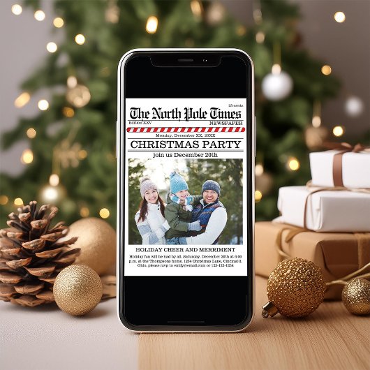 Feestdag Rode en Witte Krant Kaart