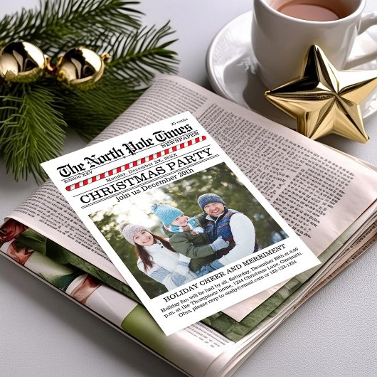 Feestdag Rode en Witte Krant Kaart