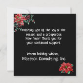 feestdag, rode kardinalen - Kerstmis Kaart (Achterkant)