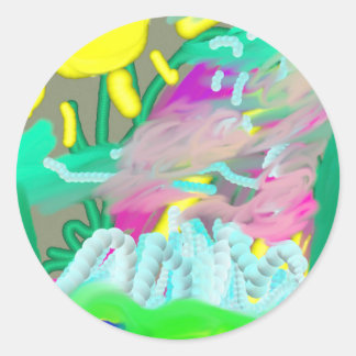 FEESTDAG RONDE STICKER