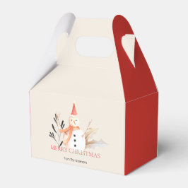 feestdag Snowman Kerstmis Bedankdoosjes