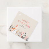 feestdag Snowman Kerstmis Bedankjes Labels (In situ)